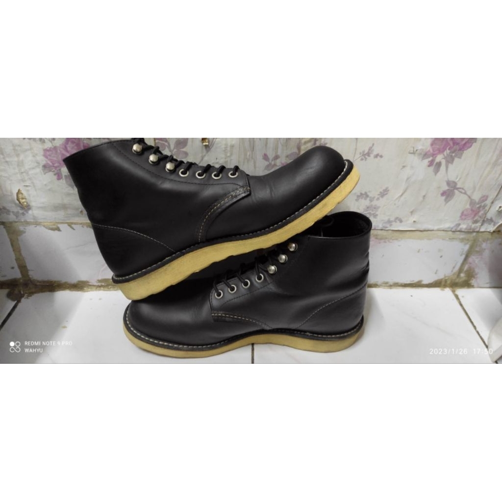 Sepatu Boots Red Wing Original kulit