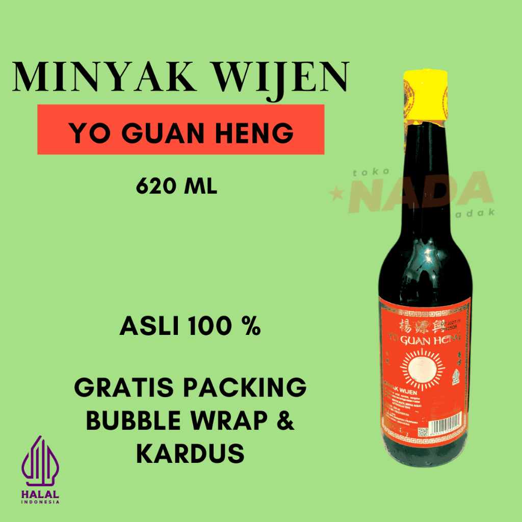 

Minyak Wijen Yo Guan Heng 620 ml