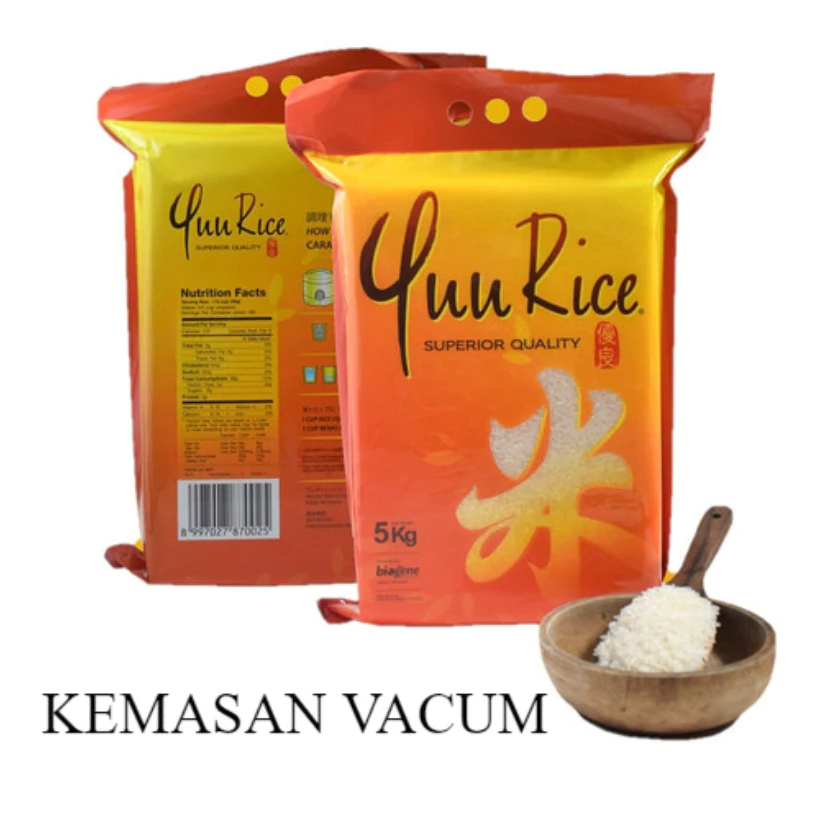

Beras YUU RICE 5Kg