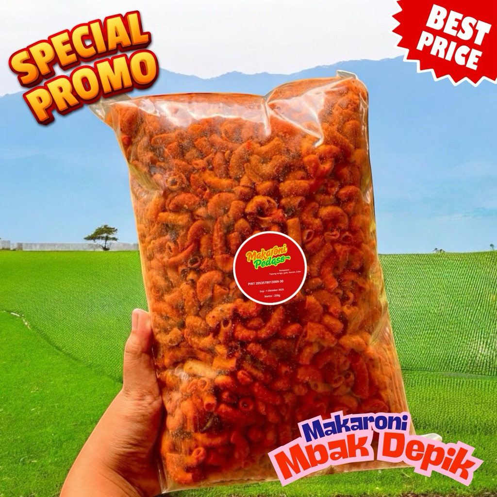 

Best Seller Snack Pedas 250g – Makaroni Surabaya Rasa Dahsyat