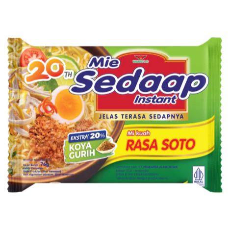 

MIE SEDAAP KUAH SOTO 75GR