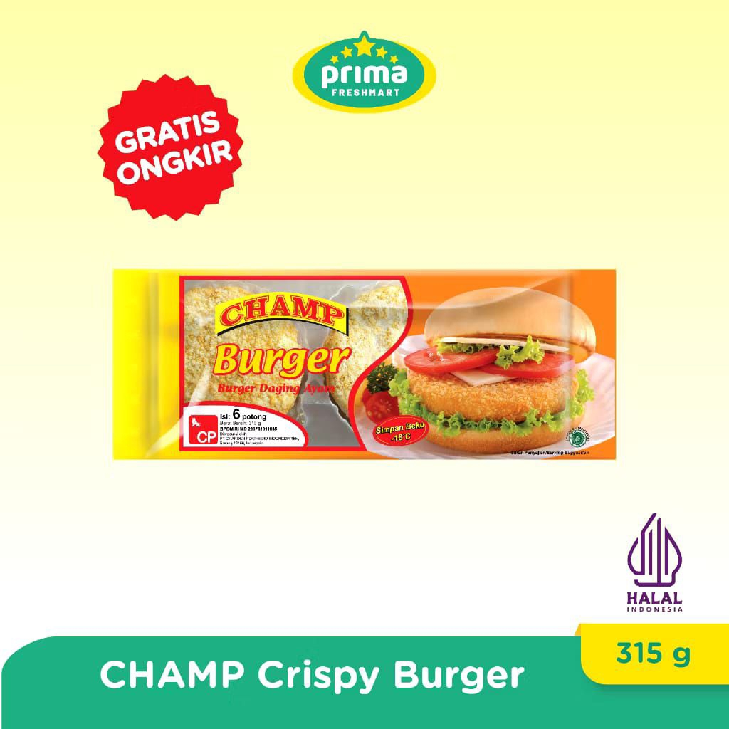 

CHAMP BURGER CRISPY