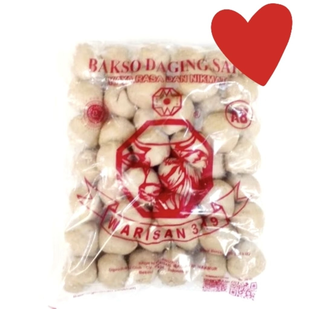 

Bakso Warisan AB isi 50 butir reguler & urat