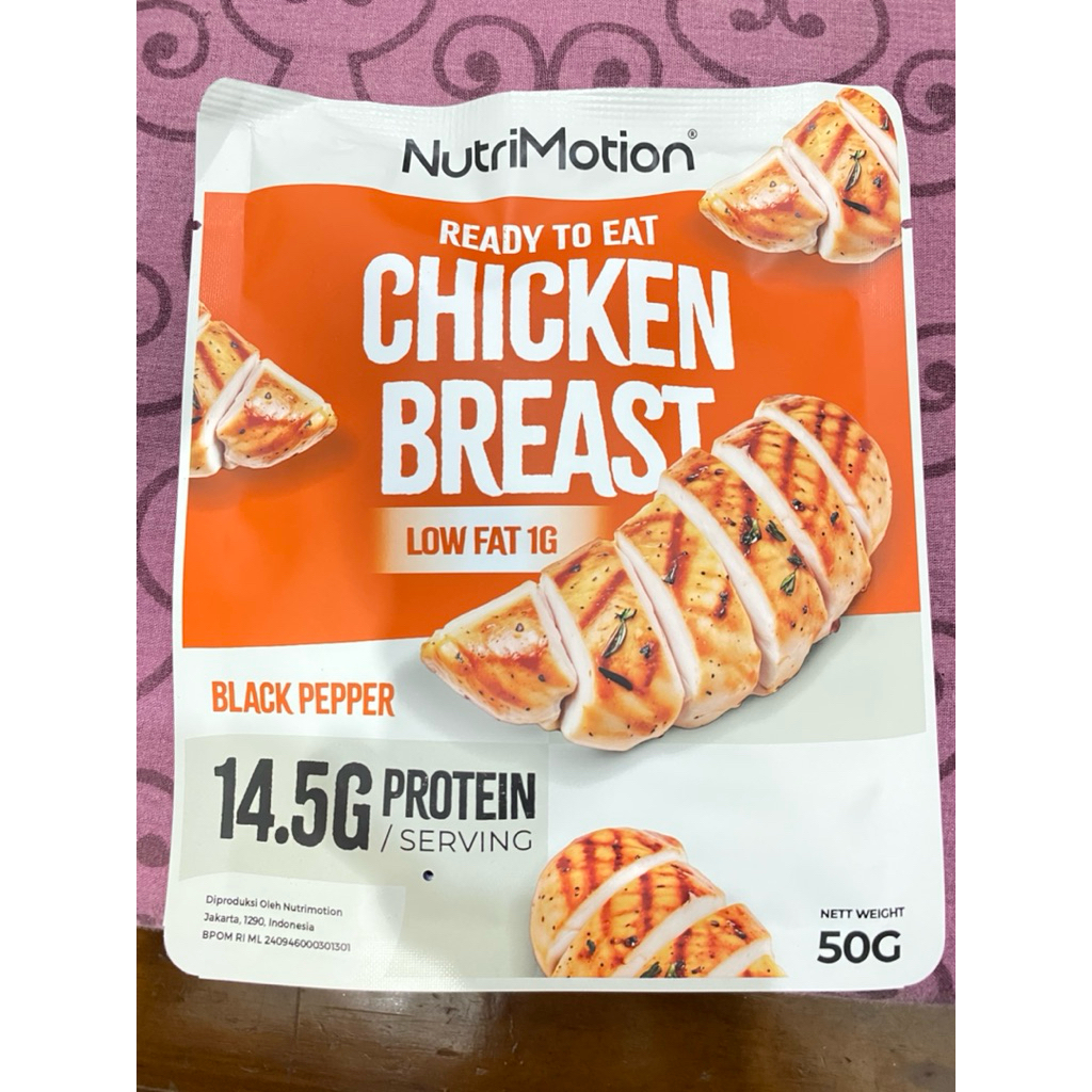 

NUTRIMOTION CHICKEN BREAST DADA AYAM SIAP MAKAN TINGGI PROTEIN RENDAH LEMAK DAN RENDAH KALORI UNTUK DIET