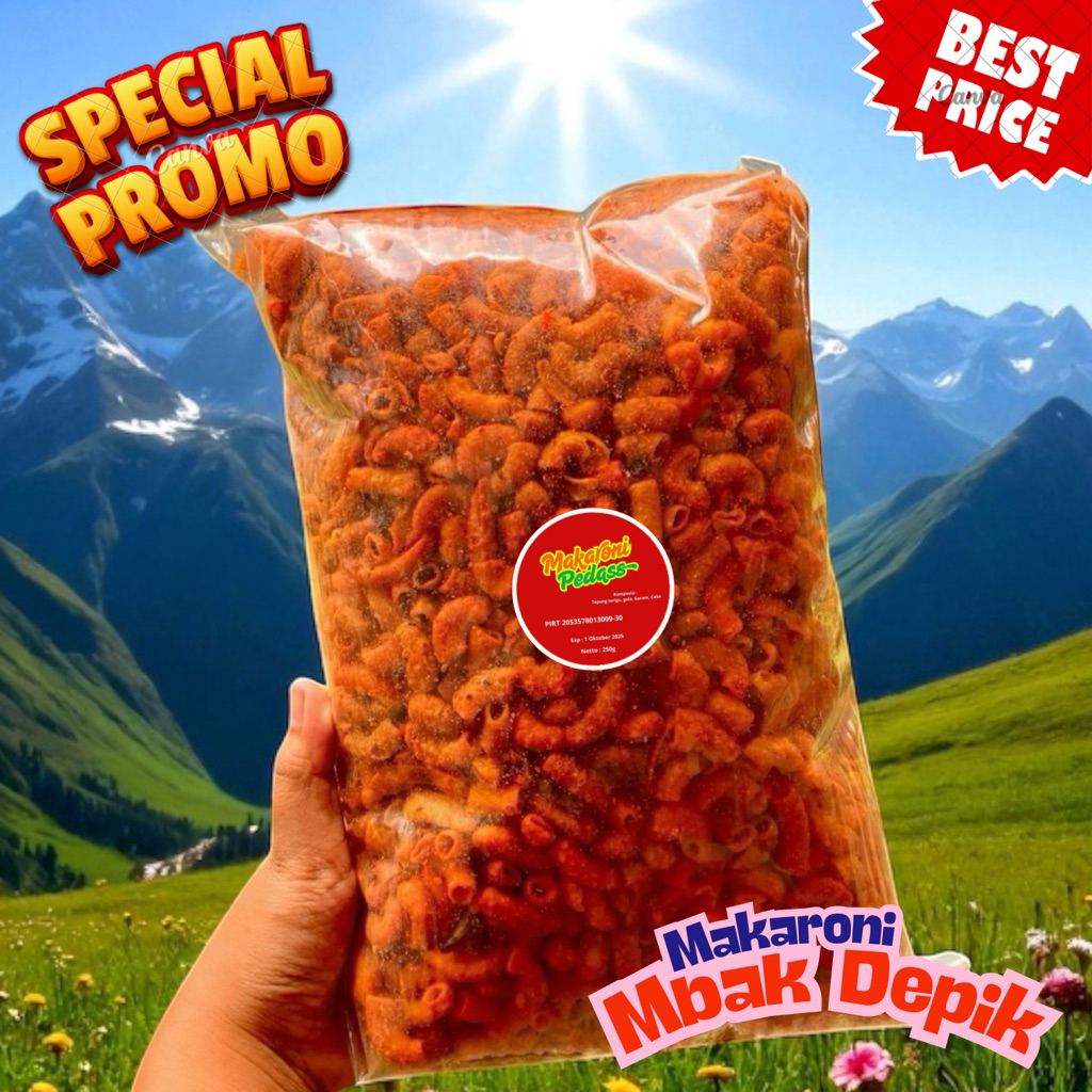 

Pedasnya Masuk! Makaroni Surabaya 250g