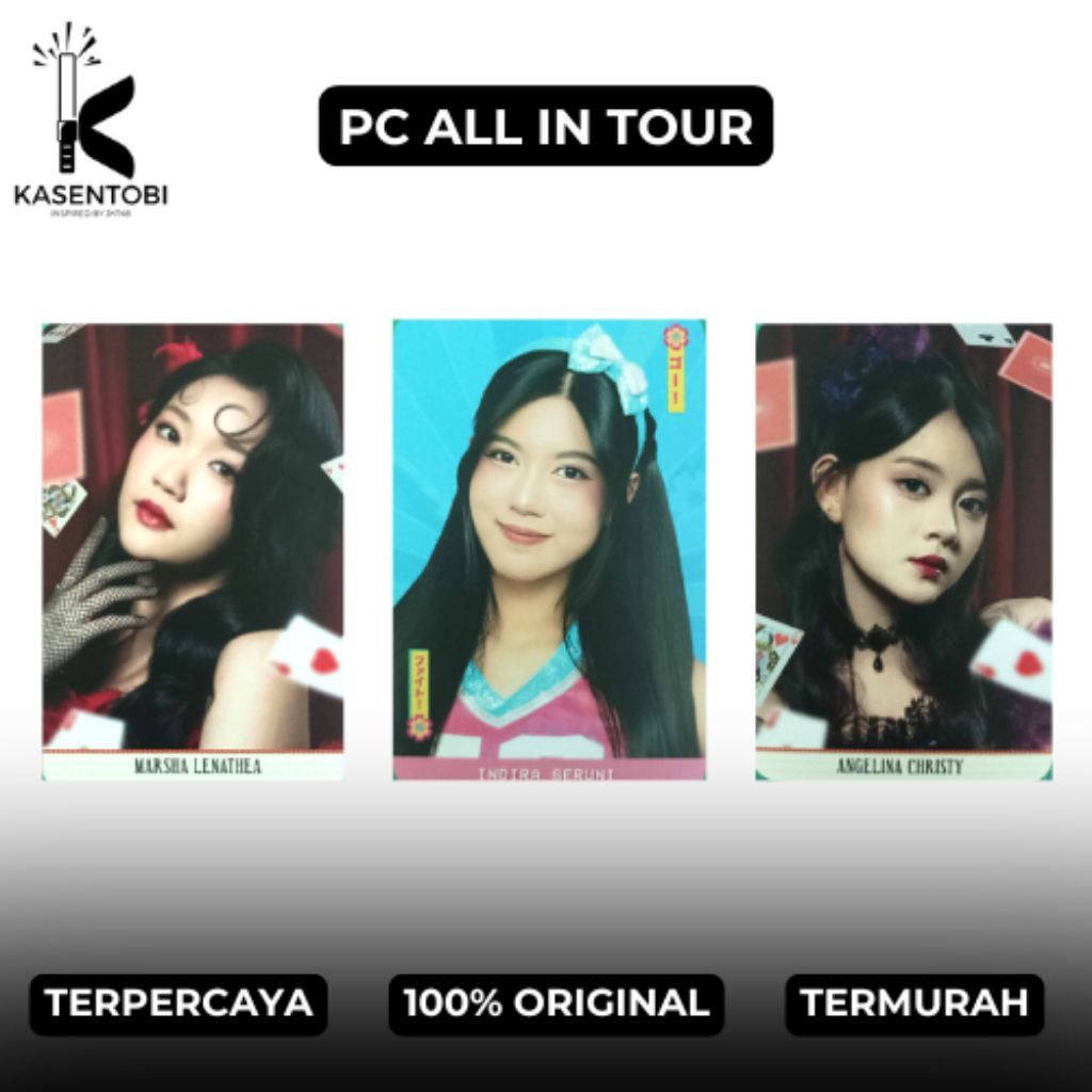 Photocard Original JKT48 ALL IN TOUR | PC Original JKT48 ALL IN TOUR | Official Photocard JKT48 All 