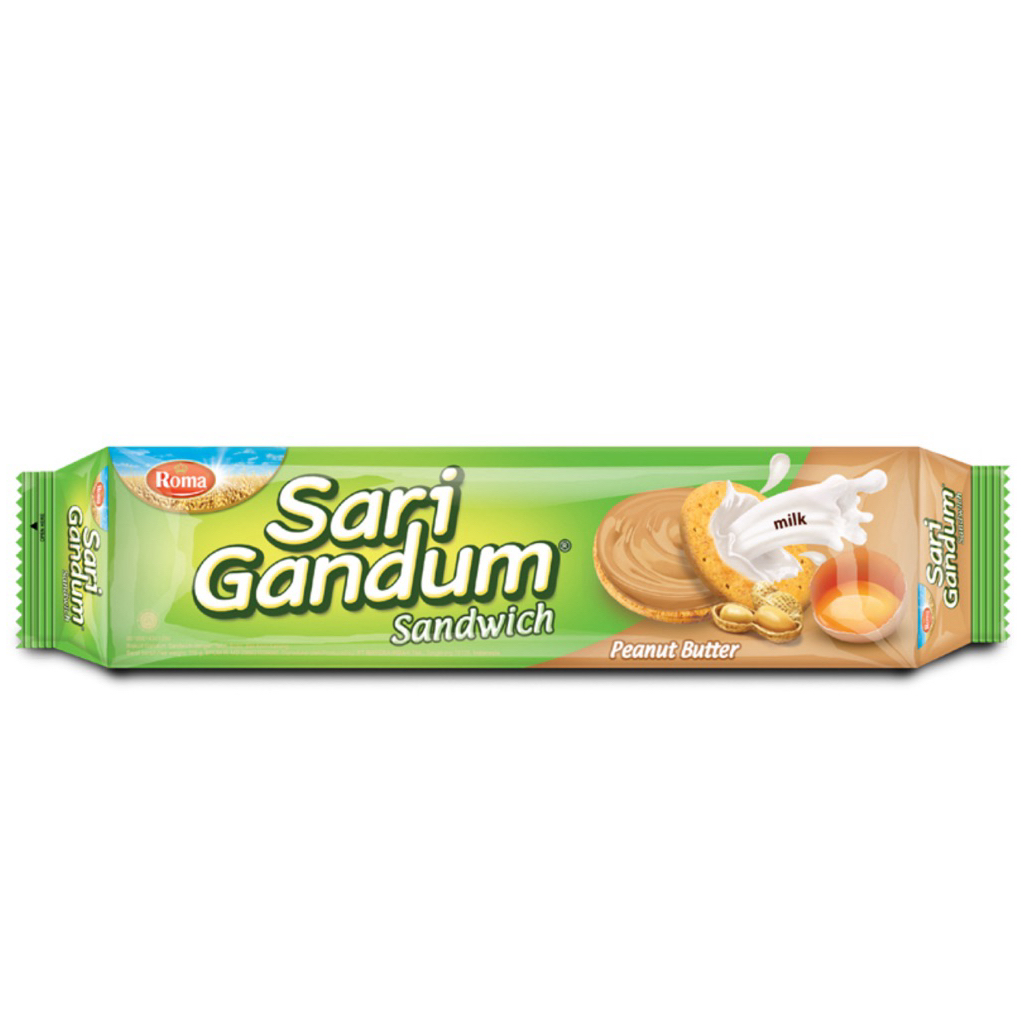 

Roma Sari Gandum Peanut 108 gr