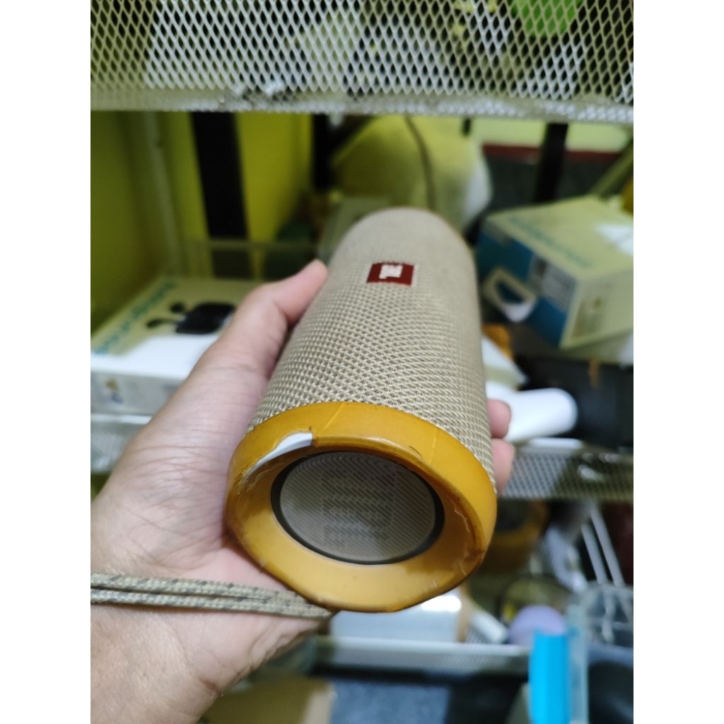 Speaker Jbl Flip 4 Yellow Original Second