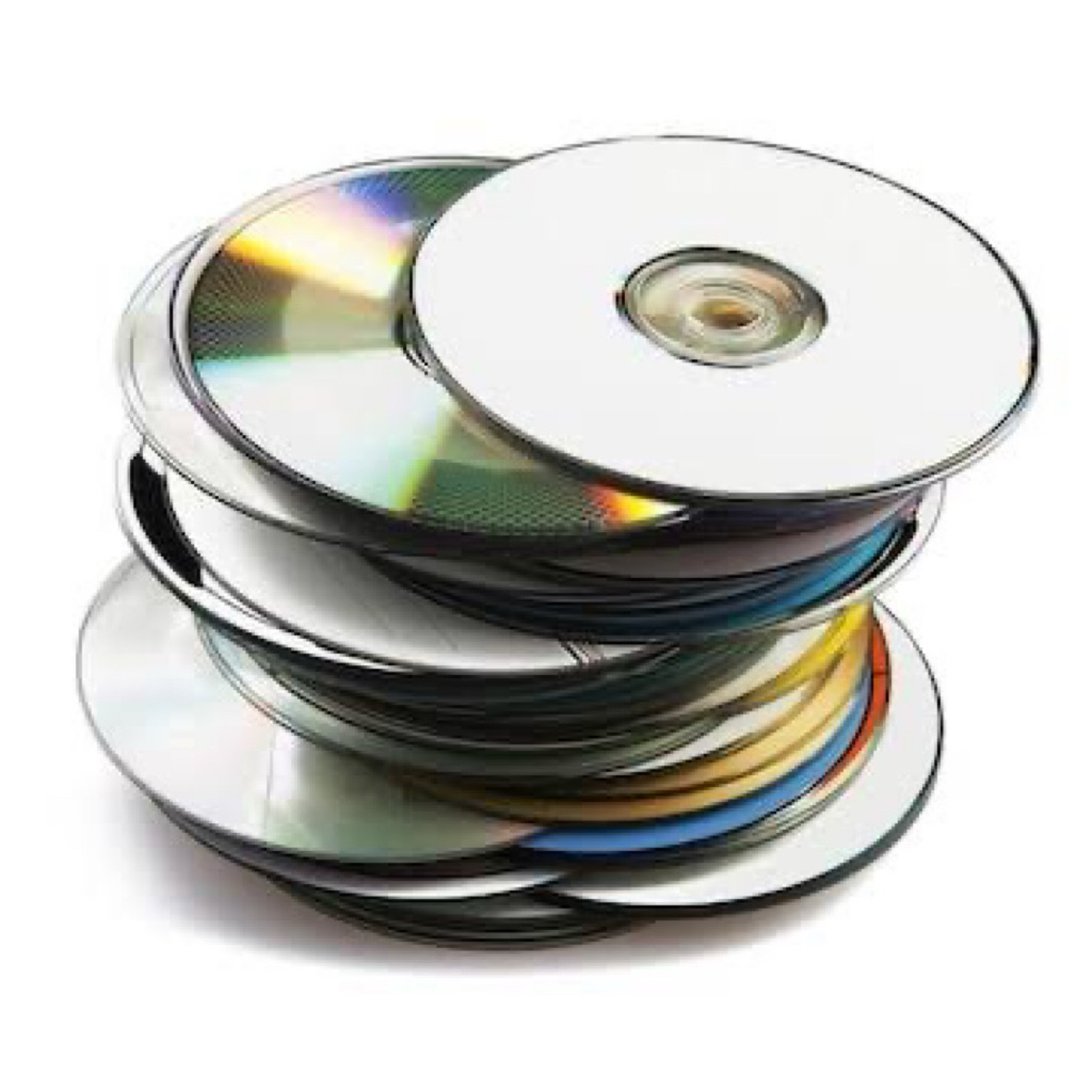 KASET BEKAS CD VCD DVD AKSESORIS KERAJINAN HIASAN 1KG / 60 KEPING