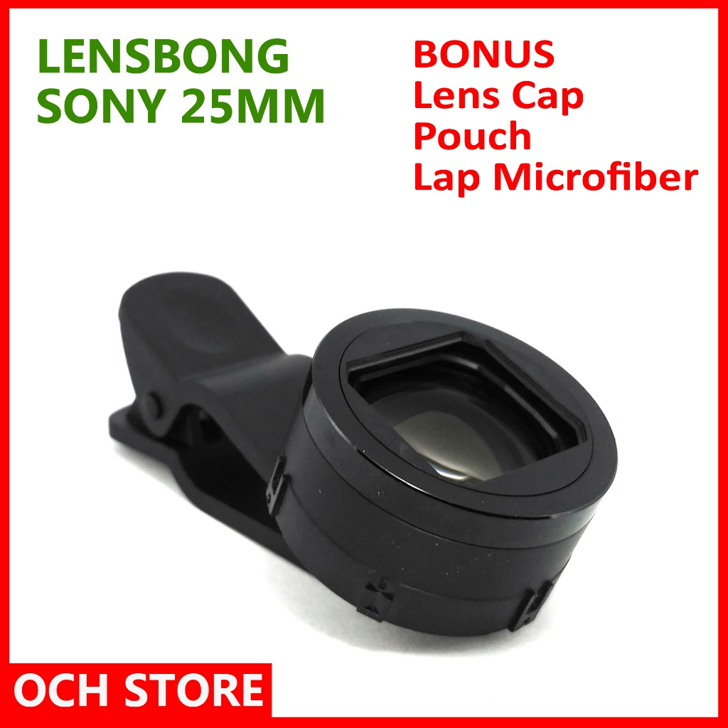 Lensa Lensbong Prosumer Macro 25mm for HP Handphone terlaris
