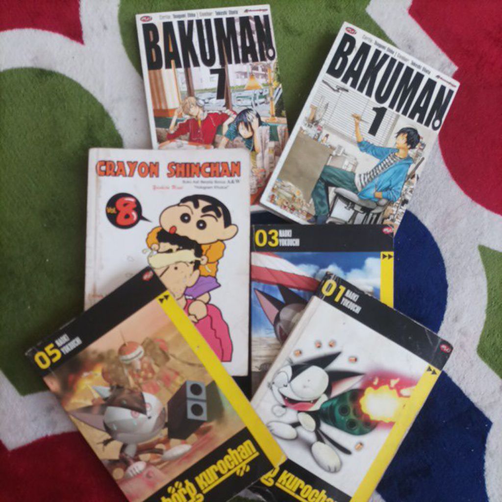 kumpulan komik shincan, bukuman dan kurochan