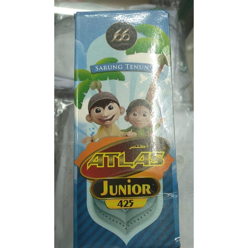Sarung Atlas Junior Dengan Motif Muslim