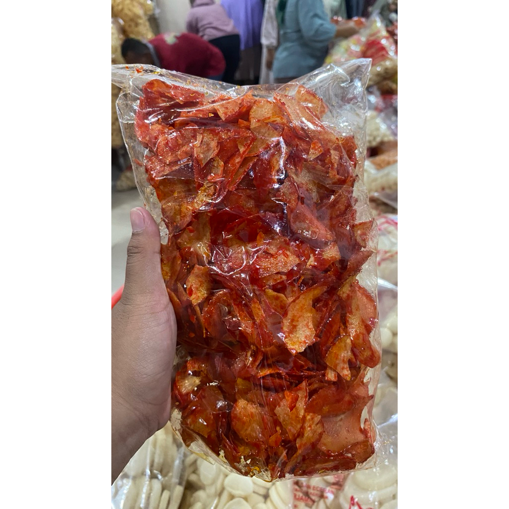 

Keripik sanjay pedas