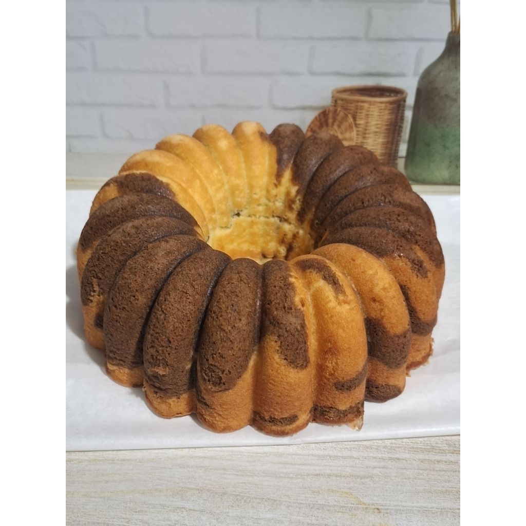 

Marble cake ukuran 24 cm