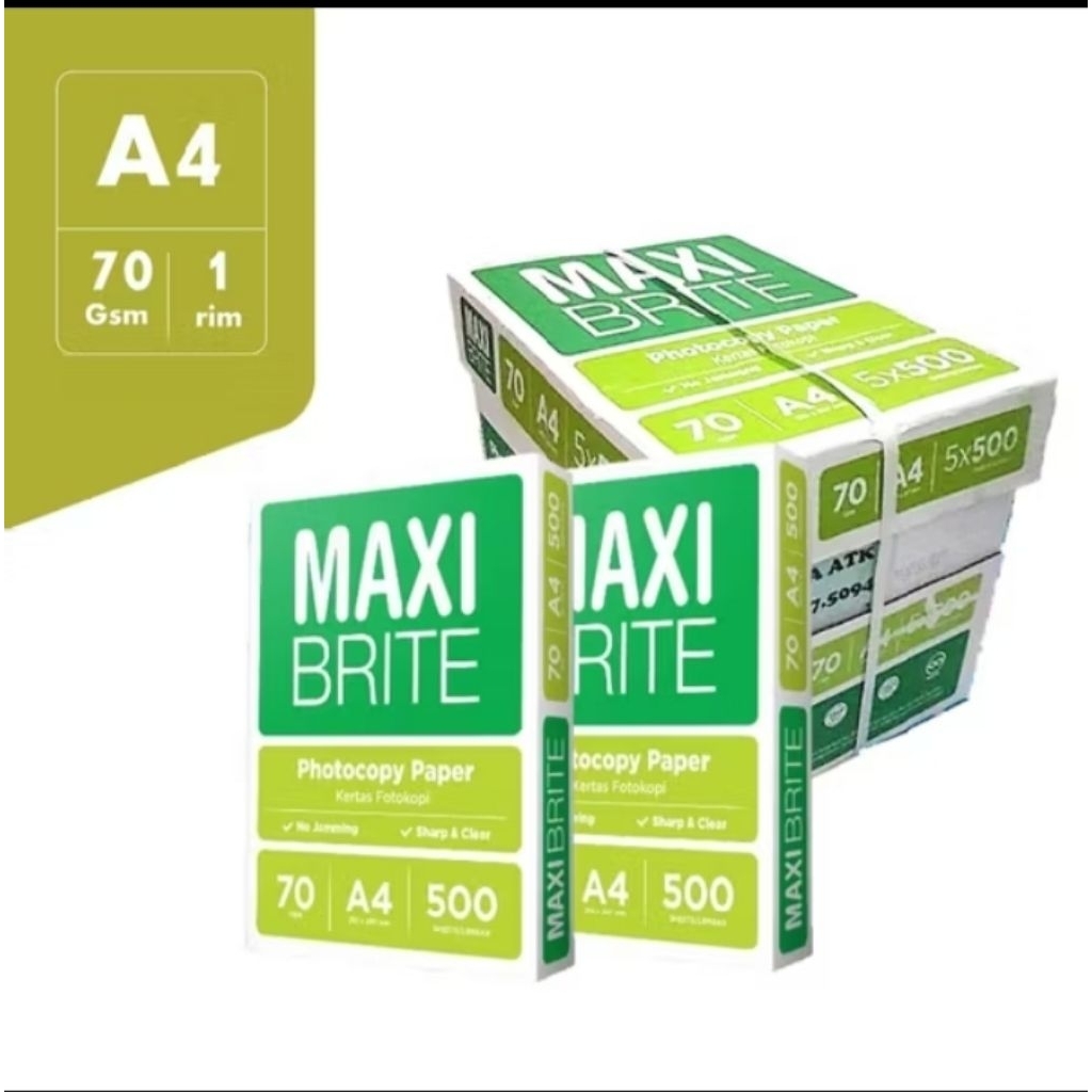 

KERTAS HVS A4 Maxi Brite