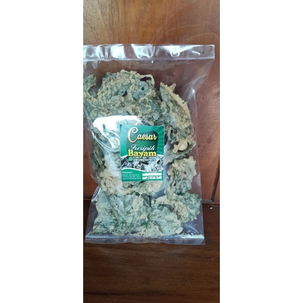 

Keripik Bayam Peyek Bayem 200 gr