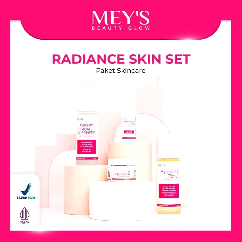 RADIANCE SKIN SET - 1 PAKET SKINCARE MEY'S BEAUTY GLOW
