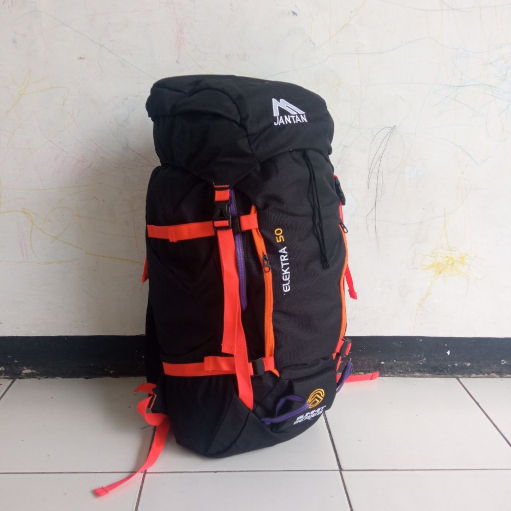 ELZACK - Tas Ransel Gunung 50Liter Backpack Carrier Keril Camping Hiking Traveling Outdoor
