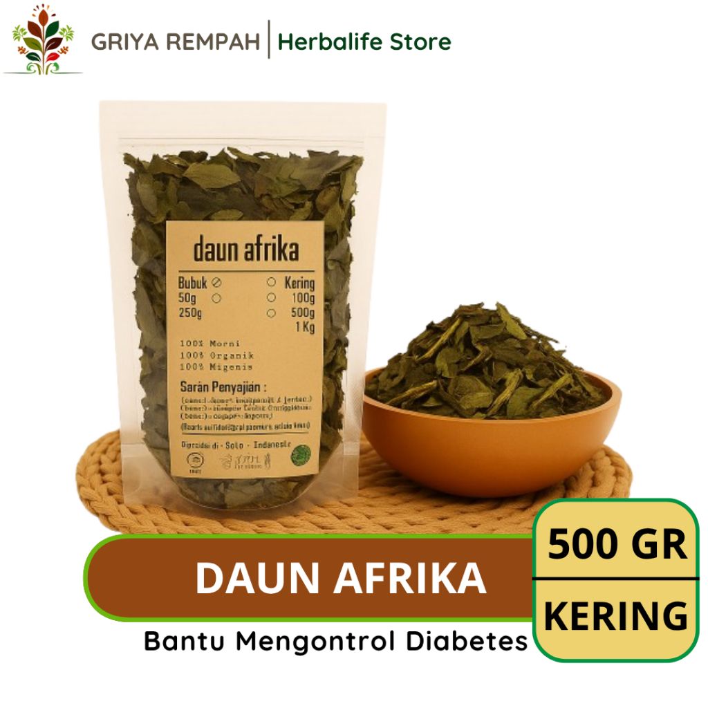 

DAUN AFRIKA KERING 500 GRAM Premium – Daun Pahit Klorofil Ramuan Rempah Herbal Solusi Alami Jamu Tradisional untuk Tubuh Sehat Simplisia Vernonia amygdalina