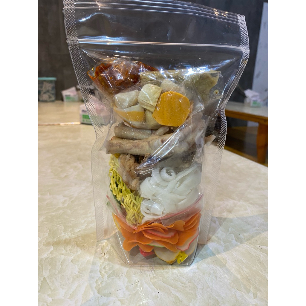 

seblak tulang seafood