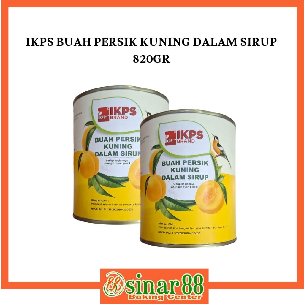 

IKPS BUAH PERSIK KUNING DALAM SIRUP 820GR