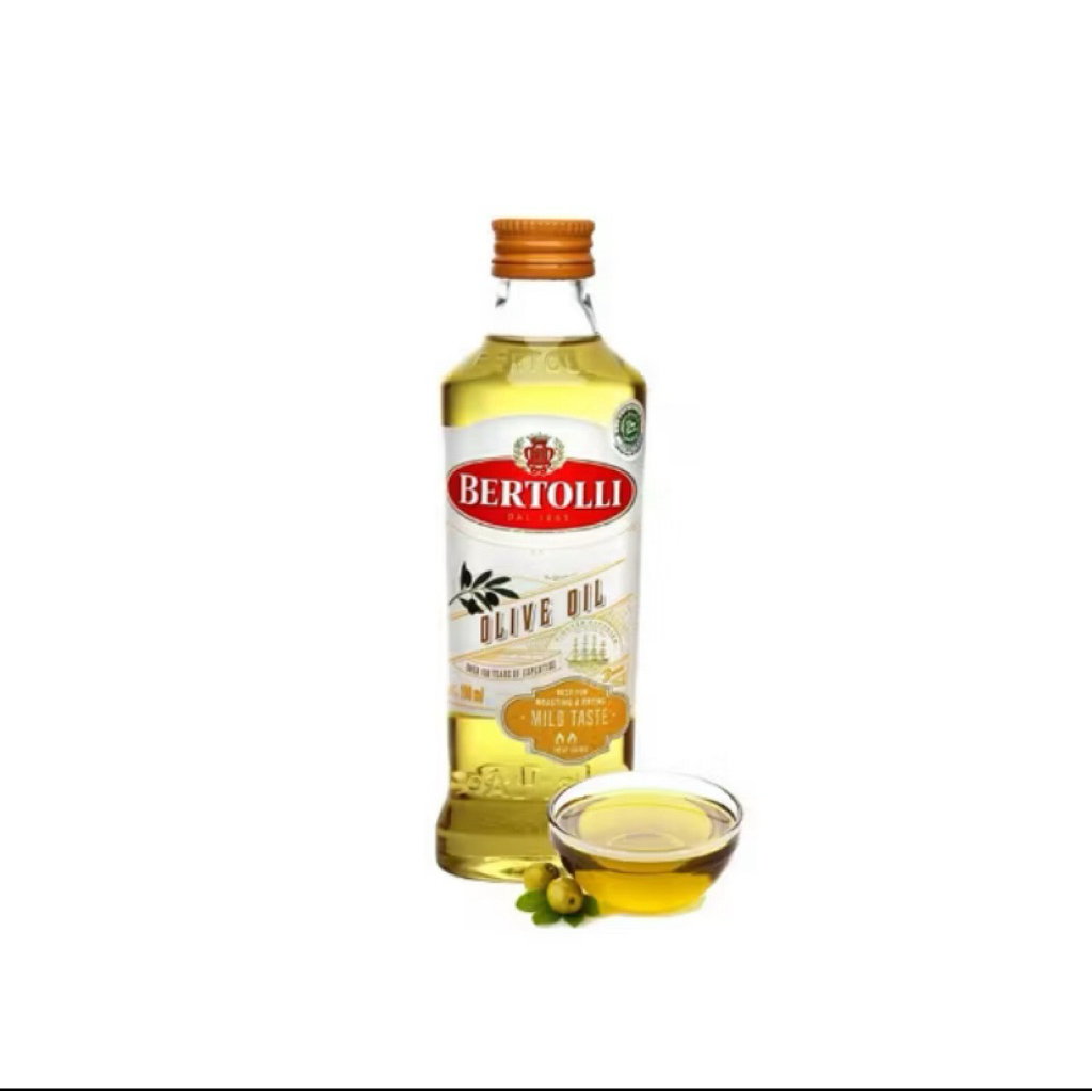 

Bertolli Olive Oil 100ml – Minyak Zaitun Asli untuk Masakan Sehat & Praktis