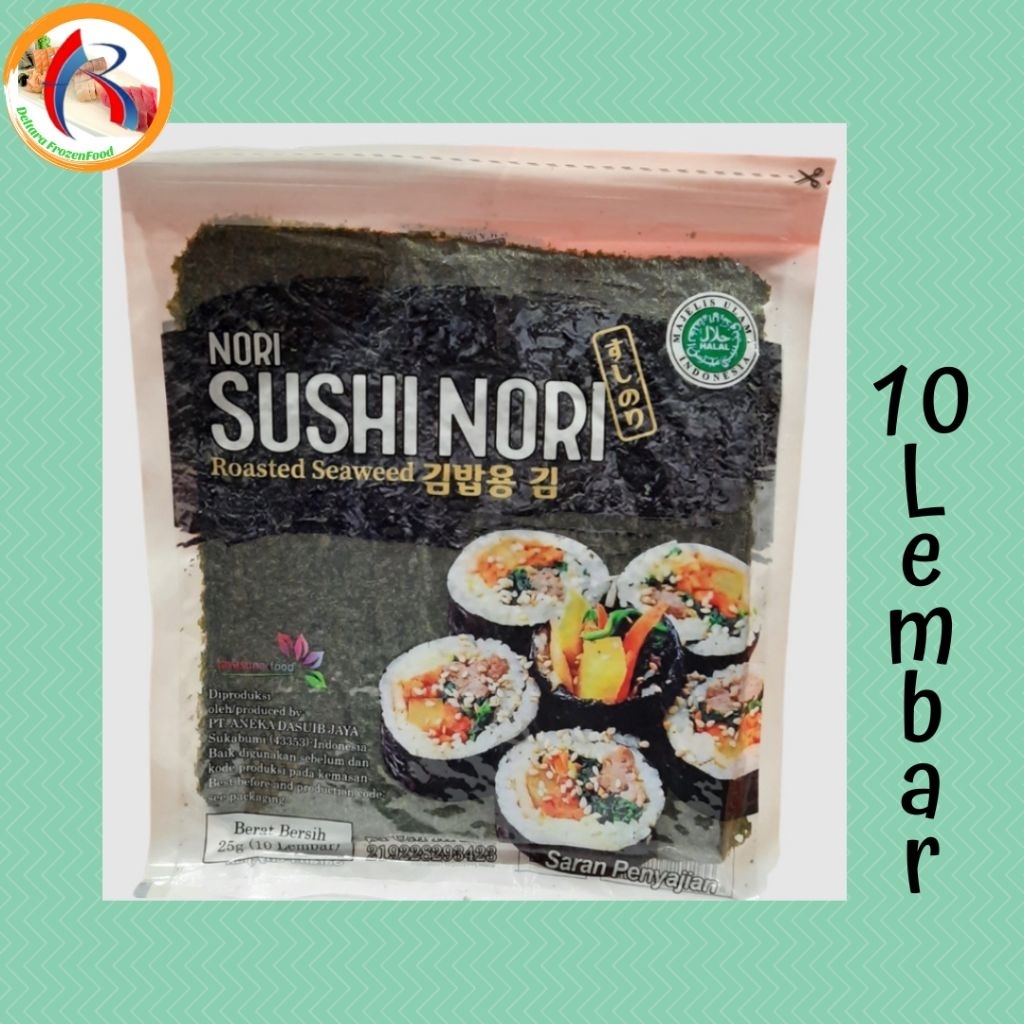 

JSF Sushi Nori isi 10 Lembar || Nori lembaran untuk Sushi