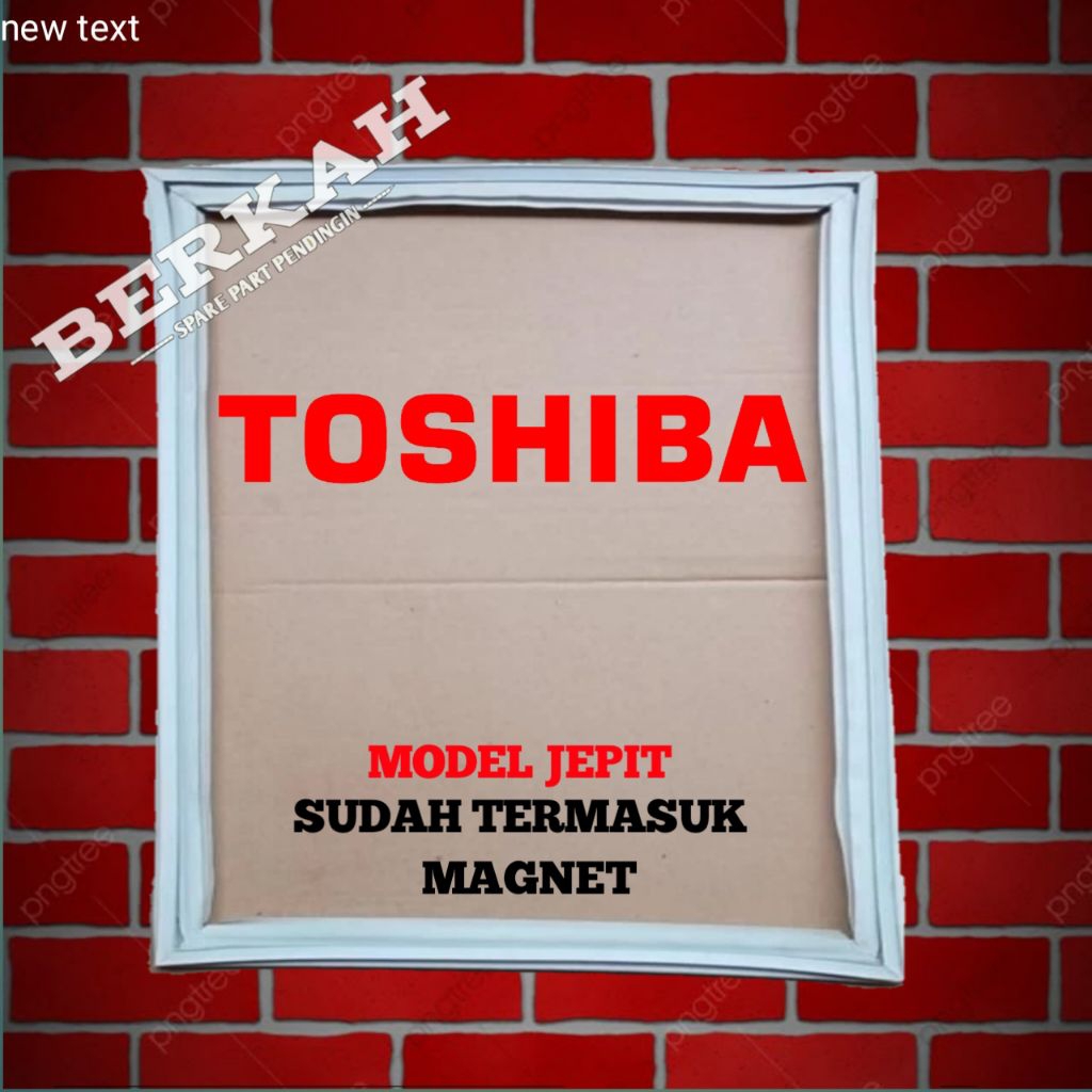 GASKET KARET KULKAS GLACIO MINI MODEL JEPIT BAUT 50,5 X 44,5 CM