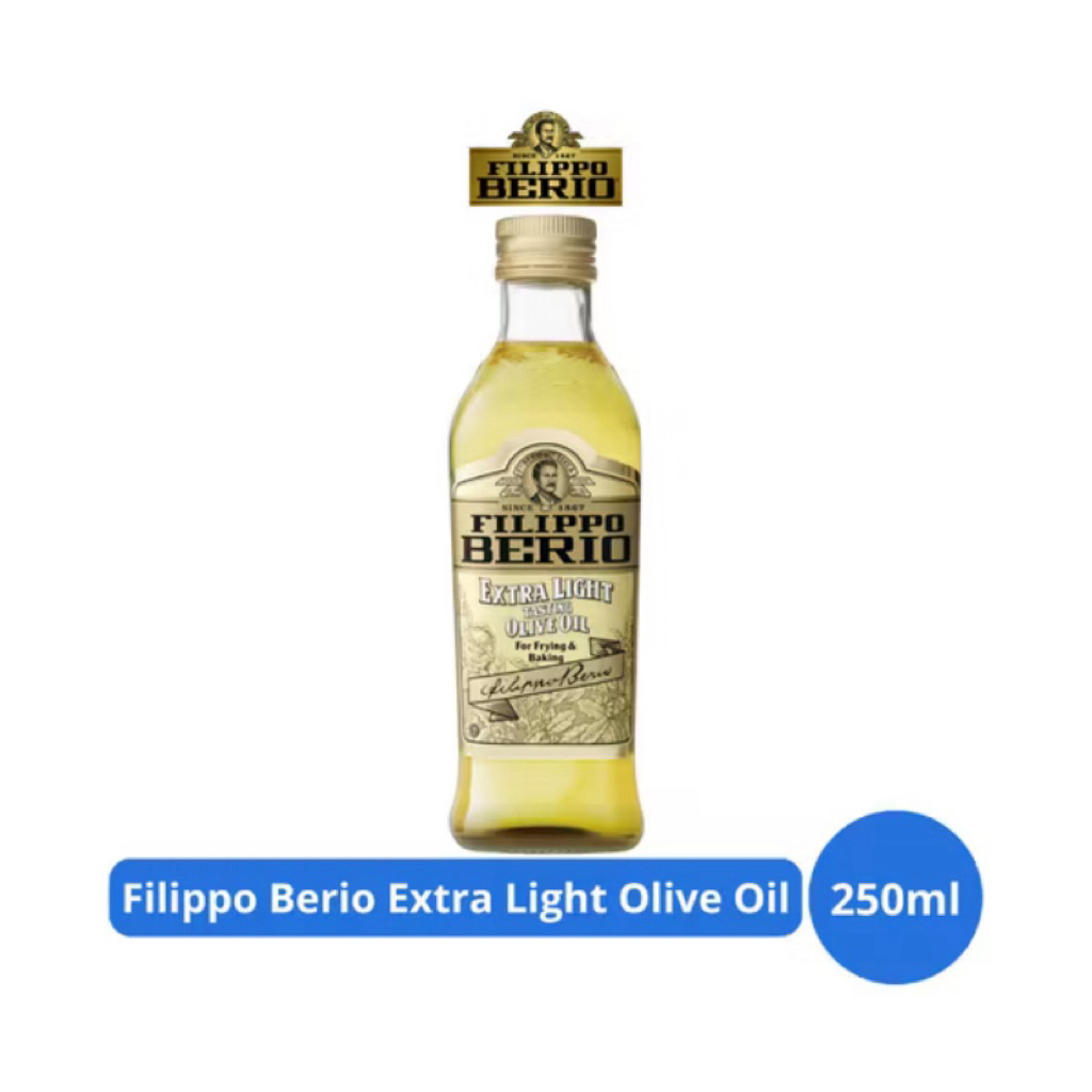 

Filippo Berio Extra Light Olive Oil 250ml – Minyak Zaitun Premium untuk Masakan Ringan