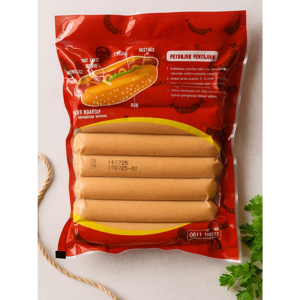 

Sosis Sapi Frankfurter Original Muantap 500 Gram Halal dan Lezat