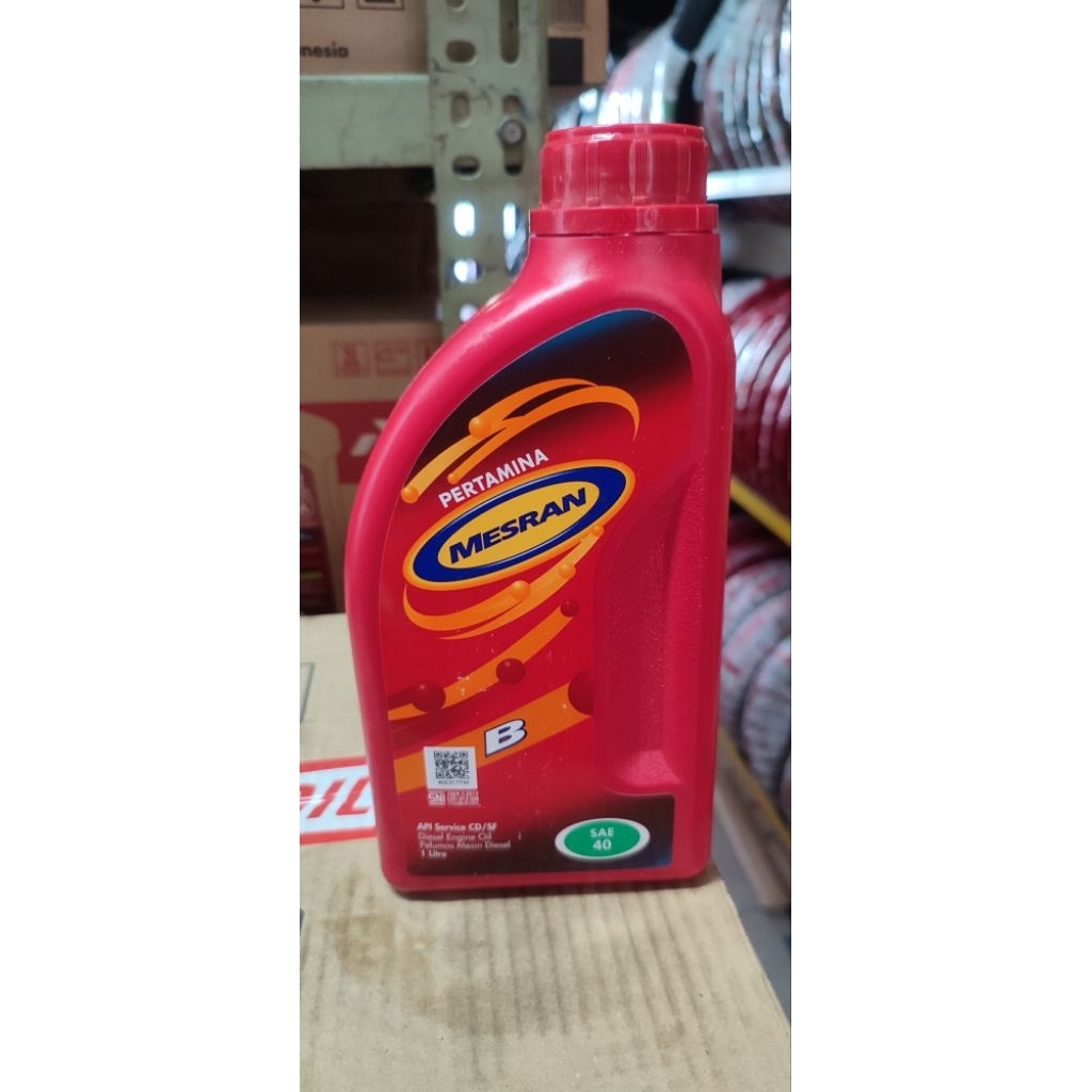 Oli Mesran B SAE 40 , Oli Motor 1L