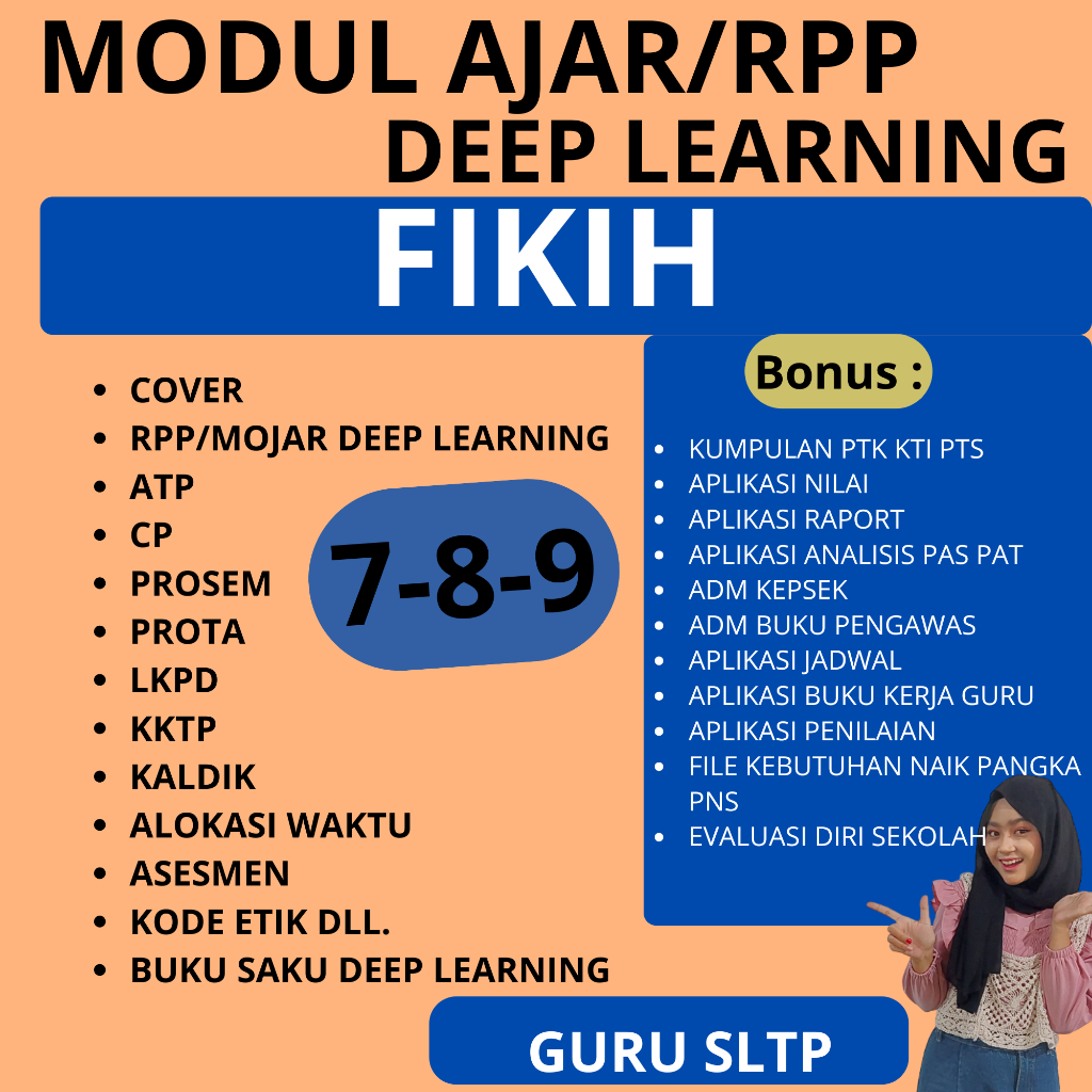 

Modul Ajar/RPP Deep Learning AKIDAH AKHLAK FASE D 7 8 9 - RPP DEEP LEARNING SMP/MTs SIAP PAKAI