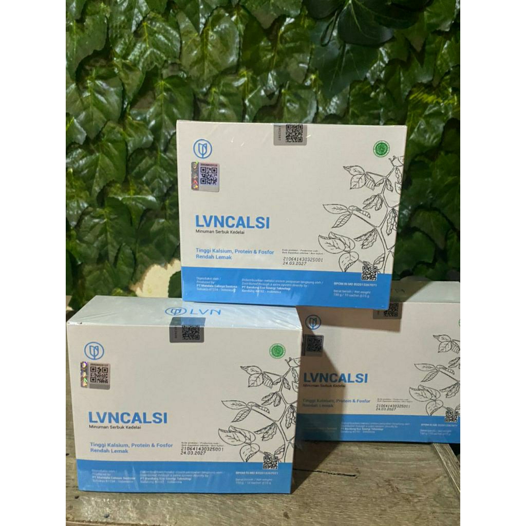 

lVn calcium orginal rasa kedelai isi 10 shacet