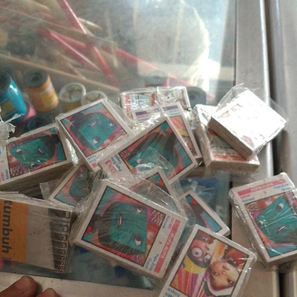 Mainan kartu gambar masa kecil (isi 30pcs) dapat BONUS