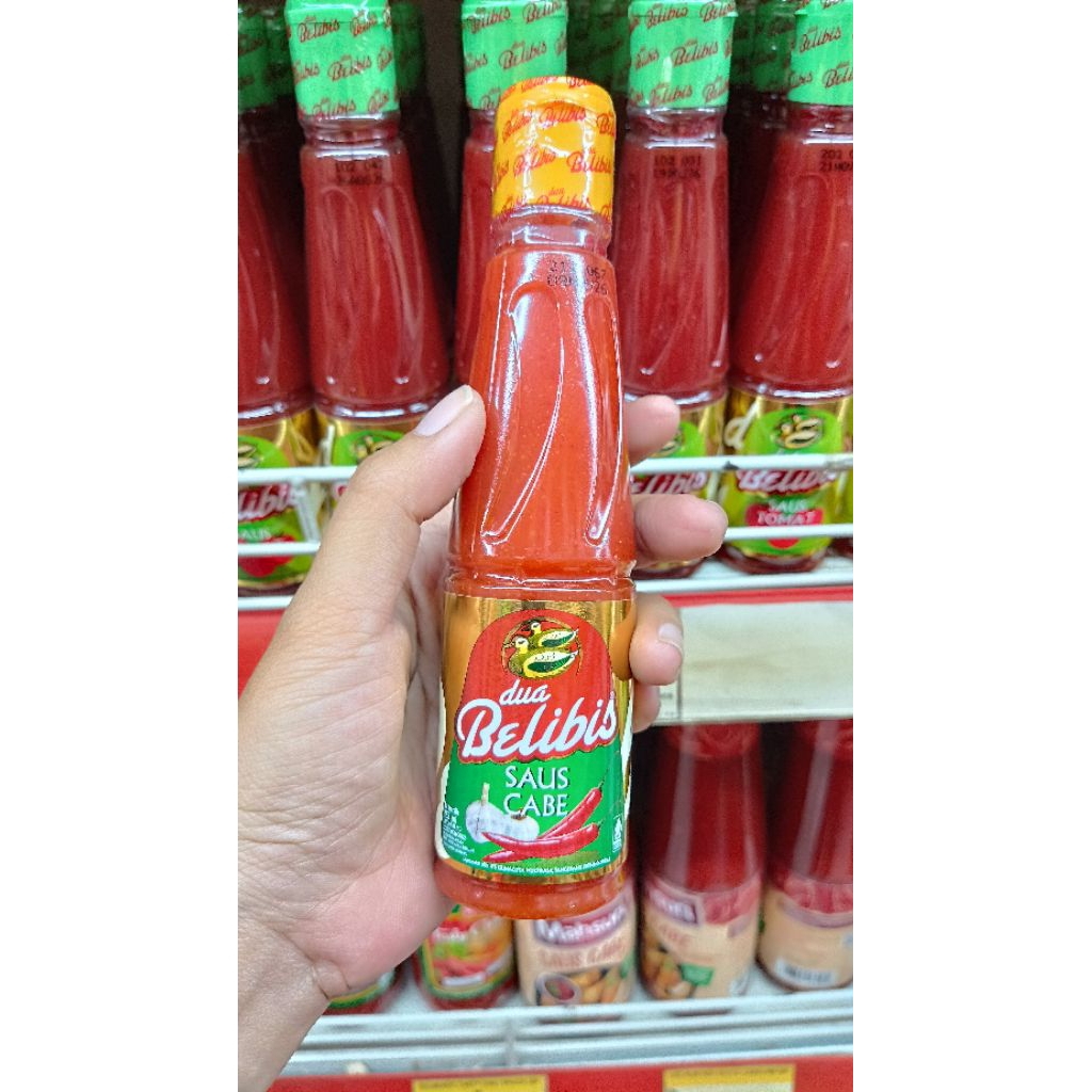

saos cabe dua belibis saos sambal pedas 135ml