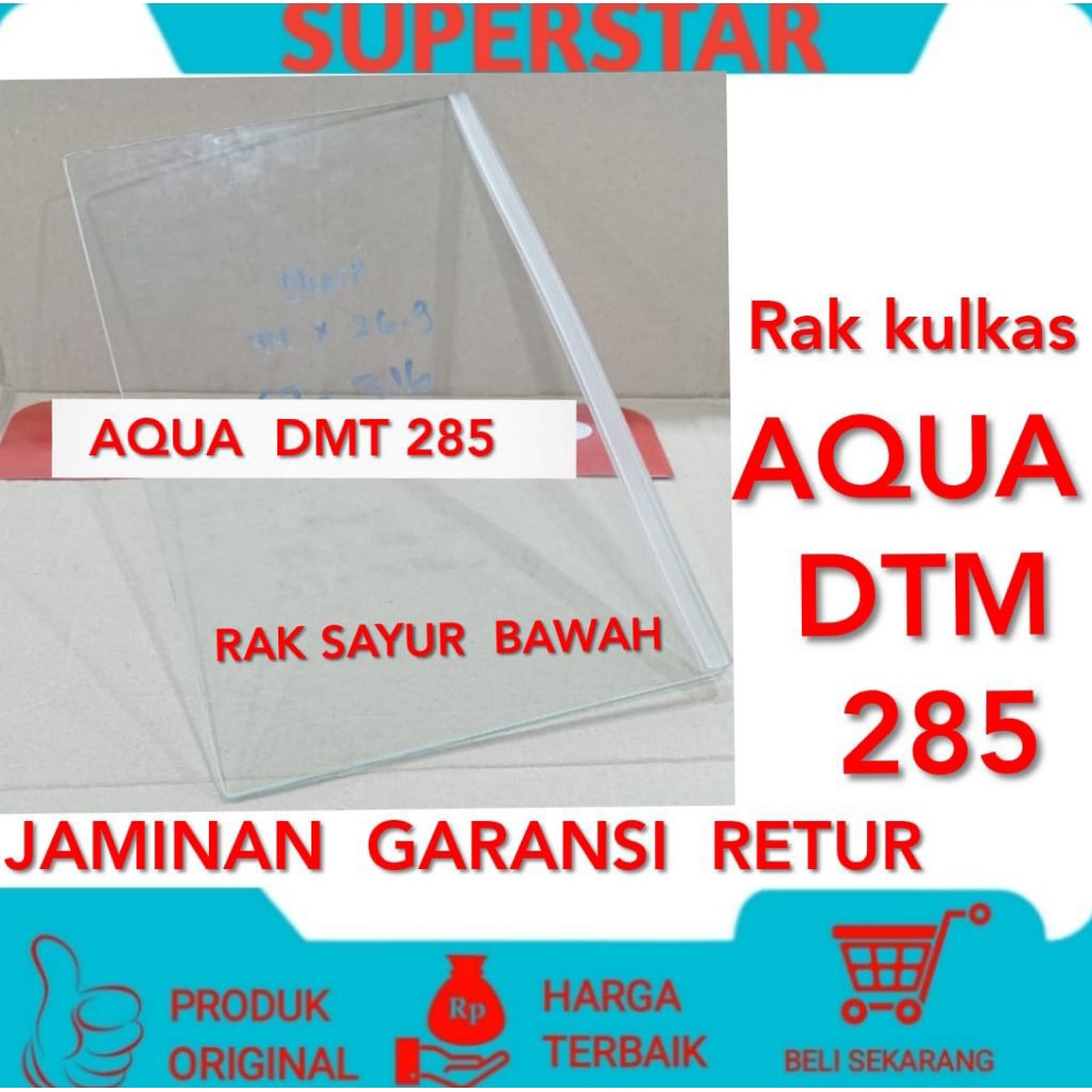 rak kulkas aqua dtm 285 rak sayur  bawah  rak kulkas aqua  rak sayur aqua  DTM 285
