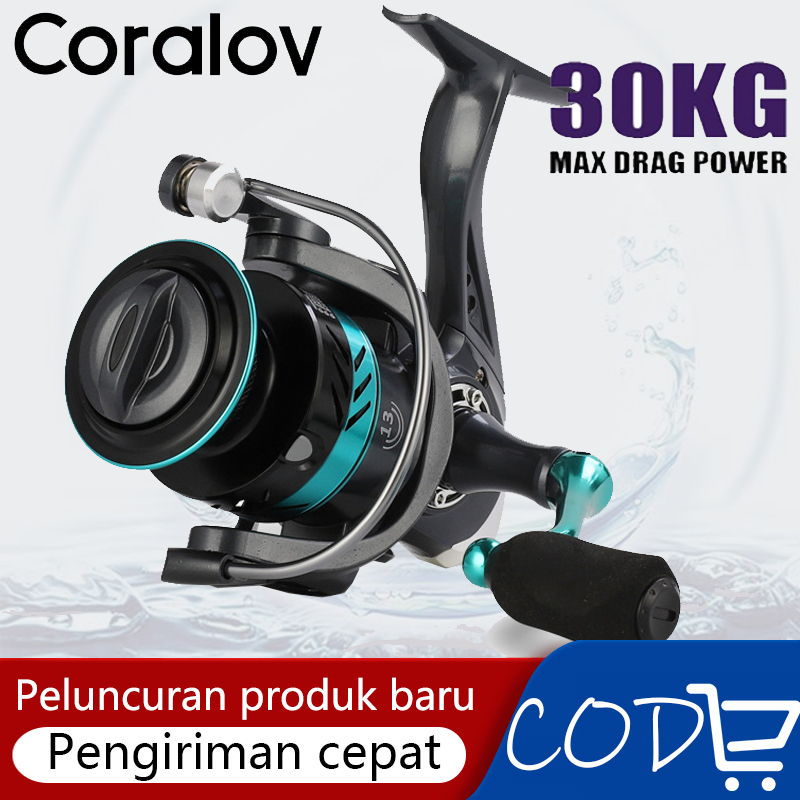 Gilang.pergo - Reel Pancing Spinning 13BB Max Drag 30kg Speed 5.2:1