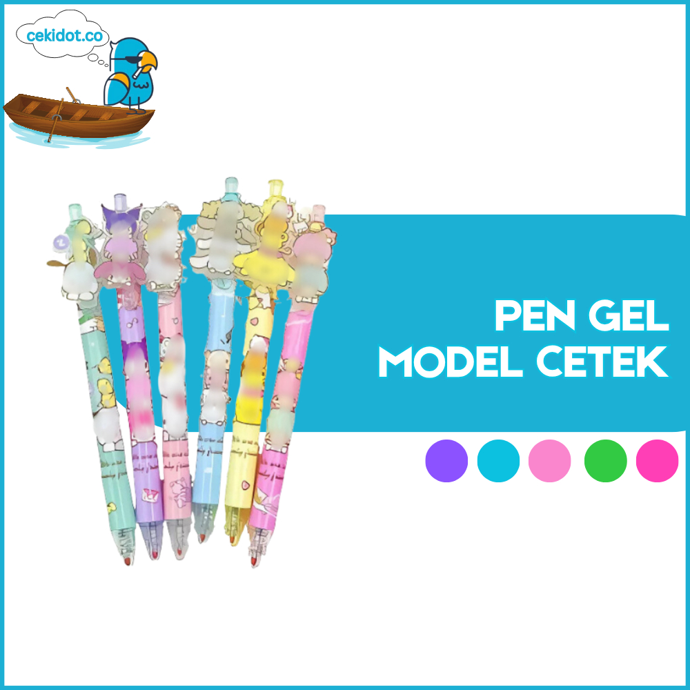 

Cekidot PEN GEL MODEL CETEK KLIK MELODY CINNAMOROLL KUROMI/PULPEN LUCU AKRILIK KARAKTER Y3362