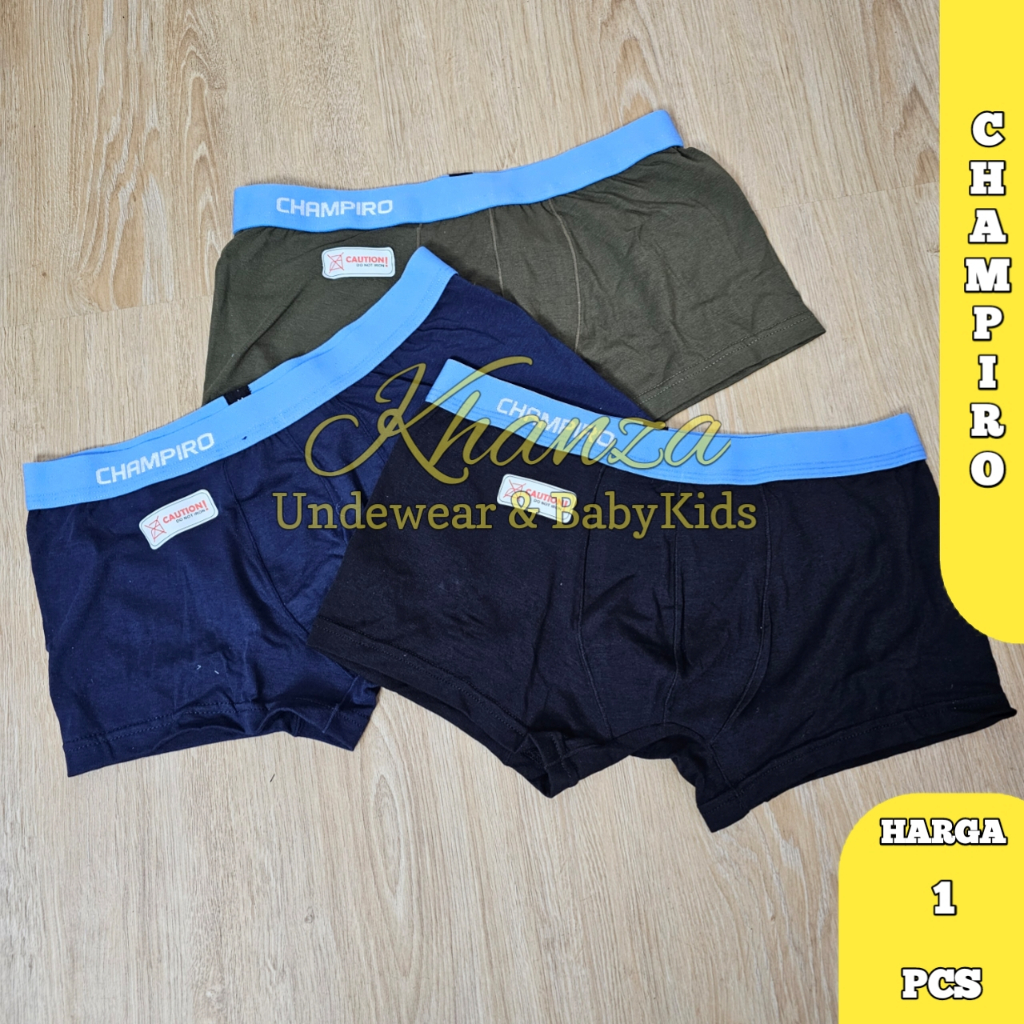 CD CHAMPIRO C.0330-C Celana Dalam Pria Dewasa Model Boxer Pinggang Karet
