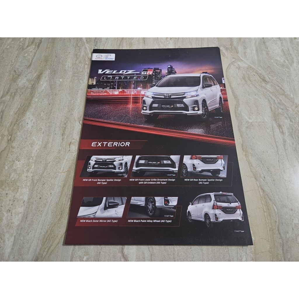 brosur katalog mobil toyota veloz gr limited 2021 flyer