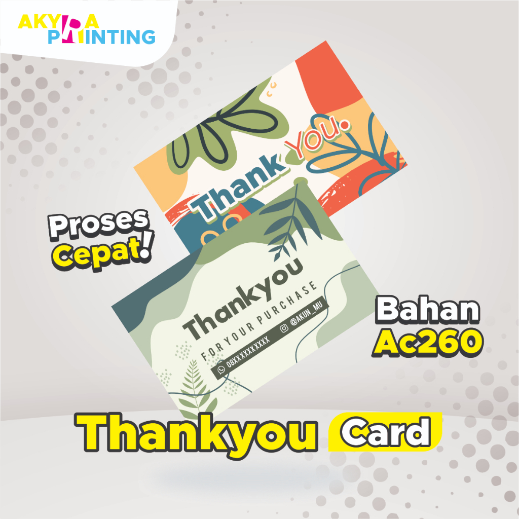 

Cetak Kartu Nama Bisnis Usaha Custom - Free box