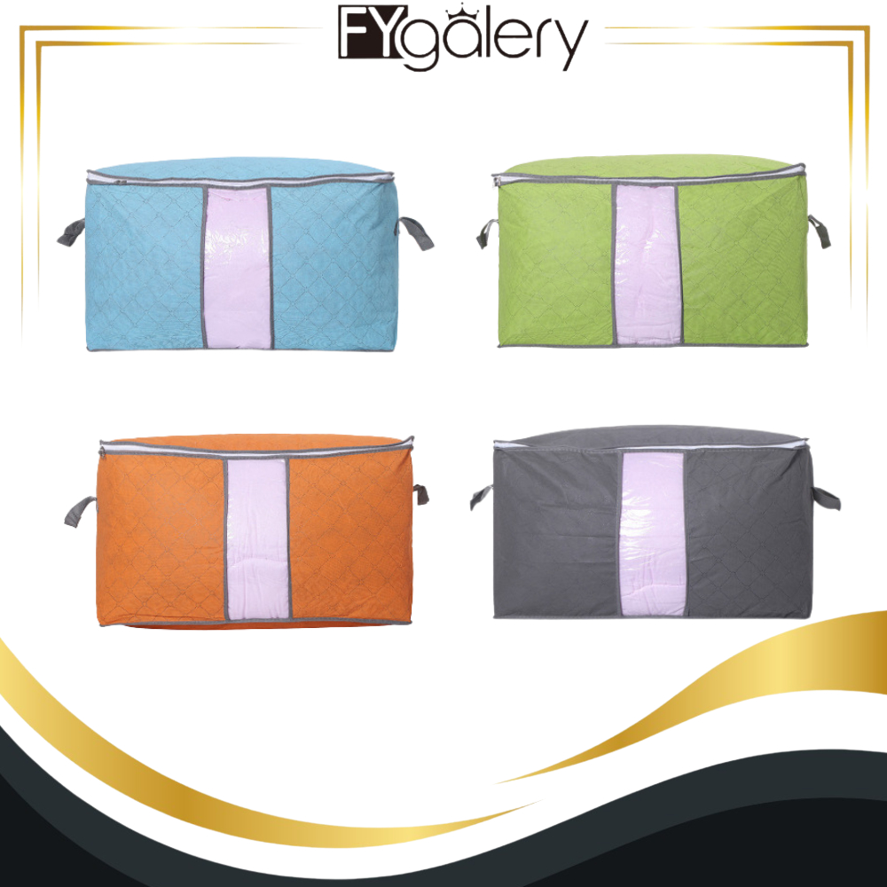 FYgalery HL0037 Bamboo Storage Box Tempat Penyimpanan Baju Organizer Model Tidur Y1031