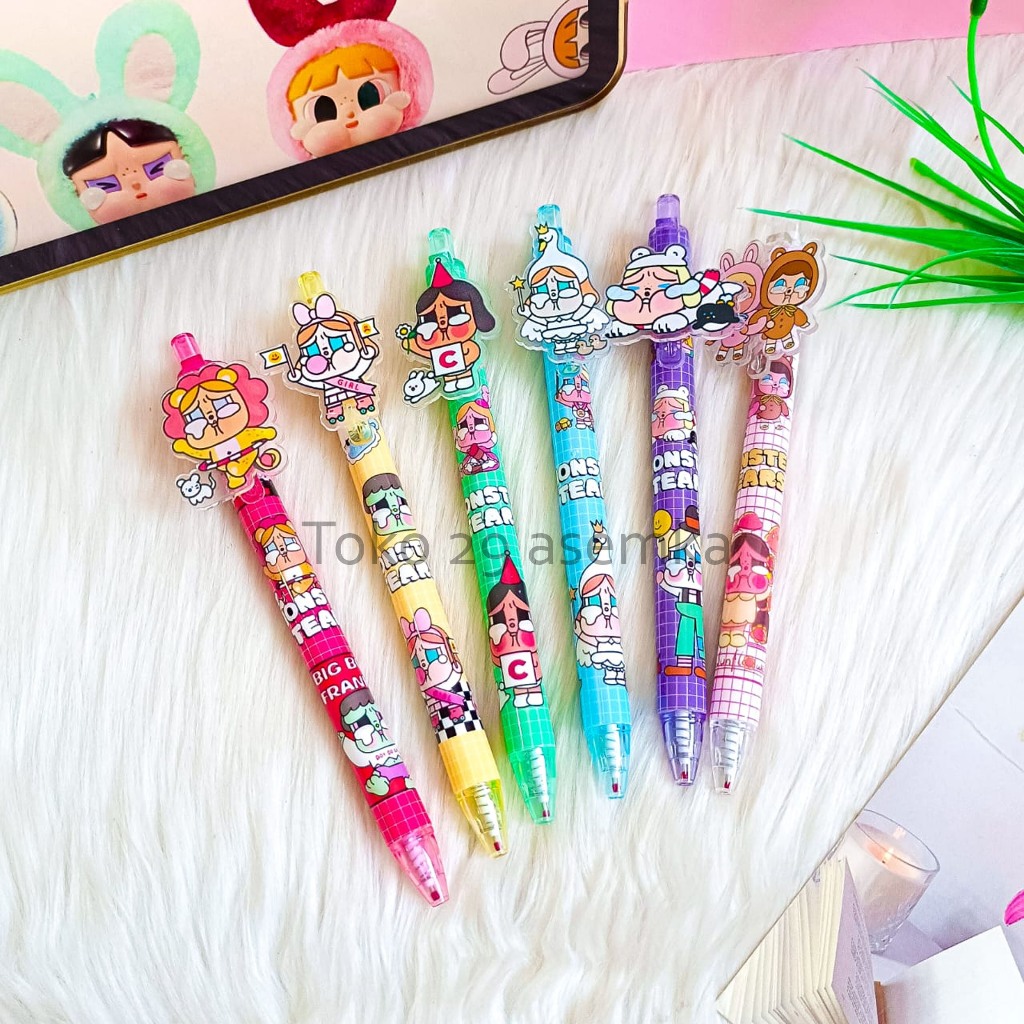 

PULPEN CETEK RESIN CRY BABY ALAT TULIS BOLPOIN UNIK IMUT MURAH PEN GEL KARAKTER LUCU MURAH PENA