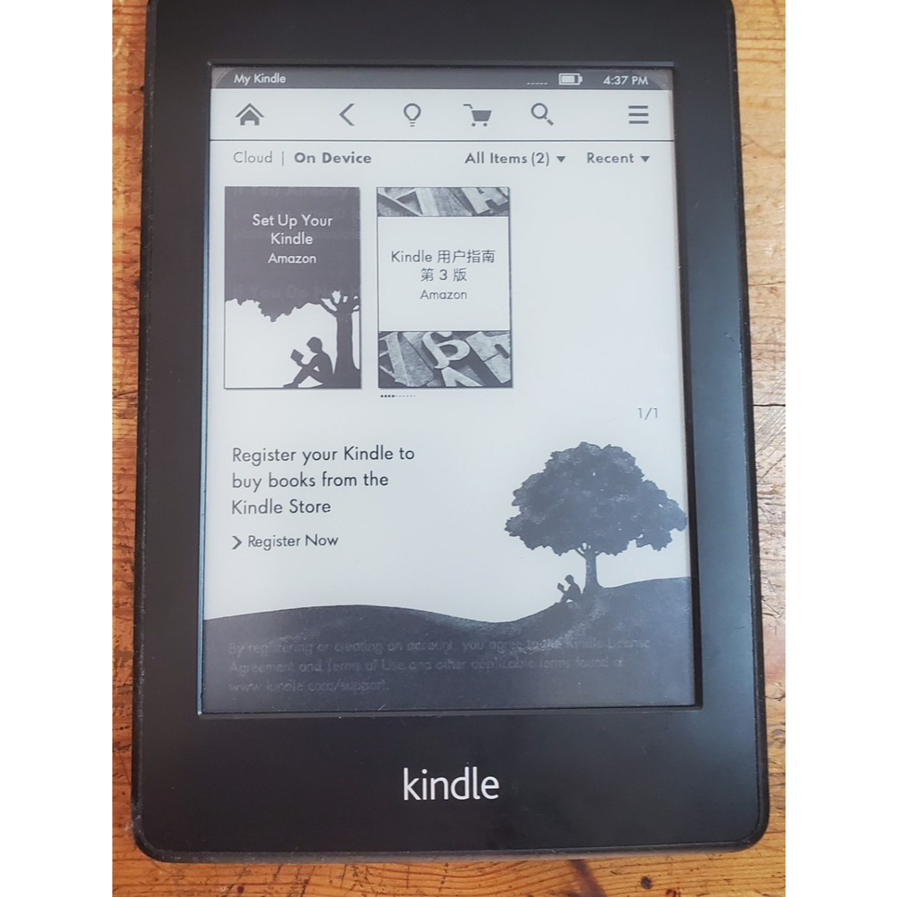 Kindle Paperwhite 2 4gb dengan backlight mulus