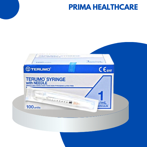 Spuit Syringe Terumo 1 CC/ML Tuberculin With Needle isi 100 pcs