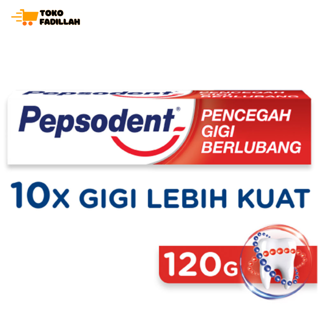 Pepsodent Pasta Gigi Pencegah Gigi Berlubang 120 gr (Ukuran Sedang)