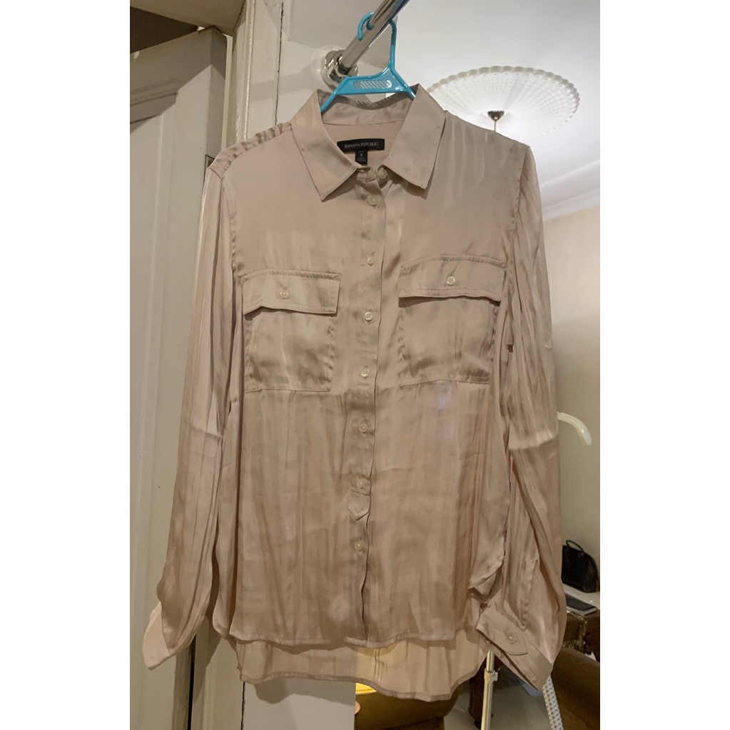 NEW Kemeja Satin Banana Republic