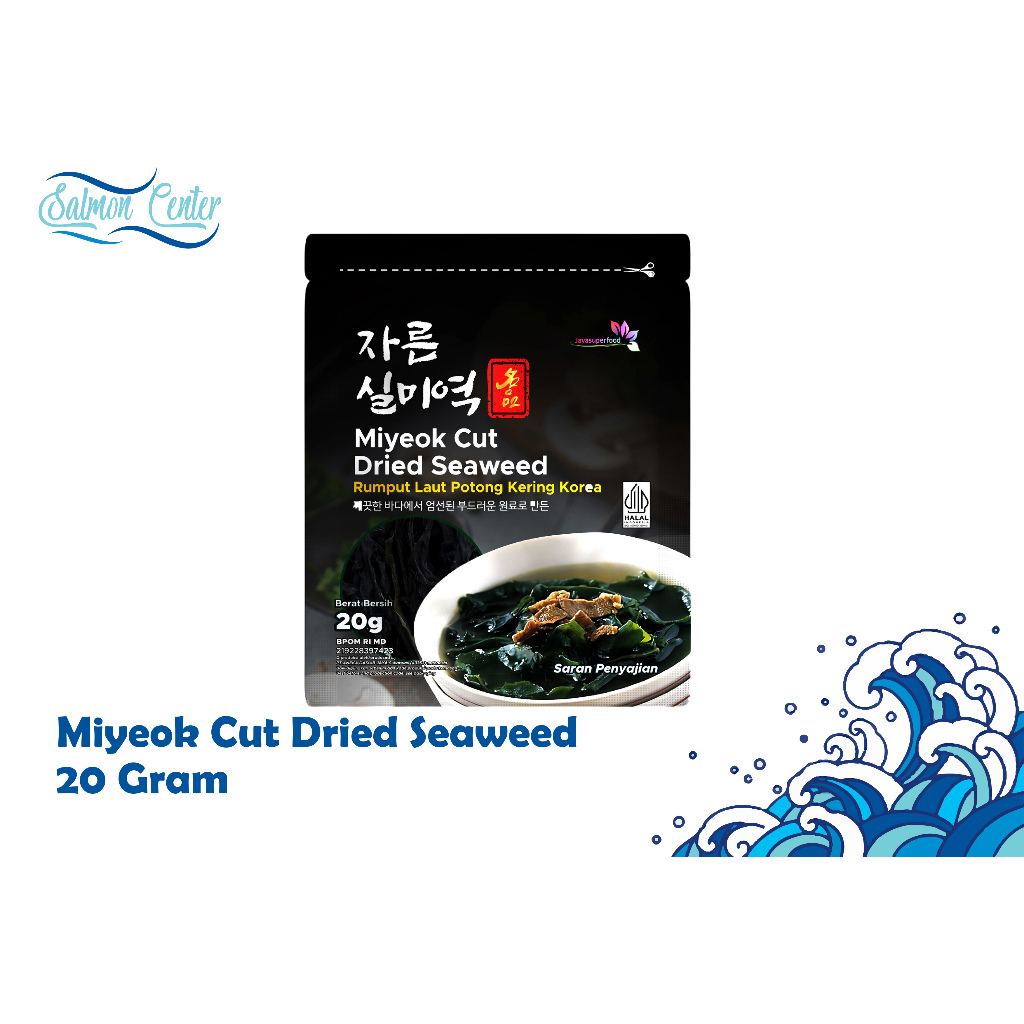 

Cut Wakame Rumput Laut Kering / Dried Seaweed / Miyeok Miso Soup