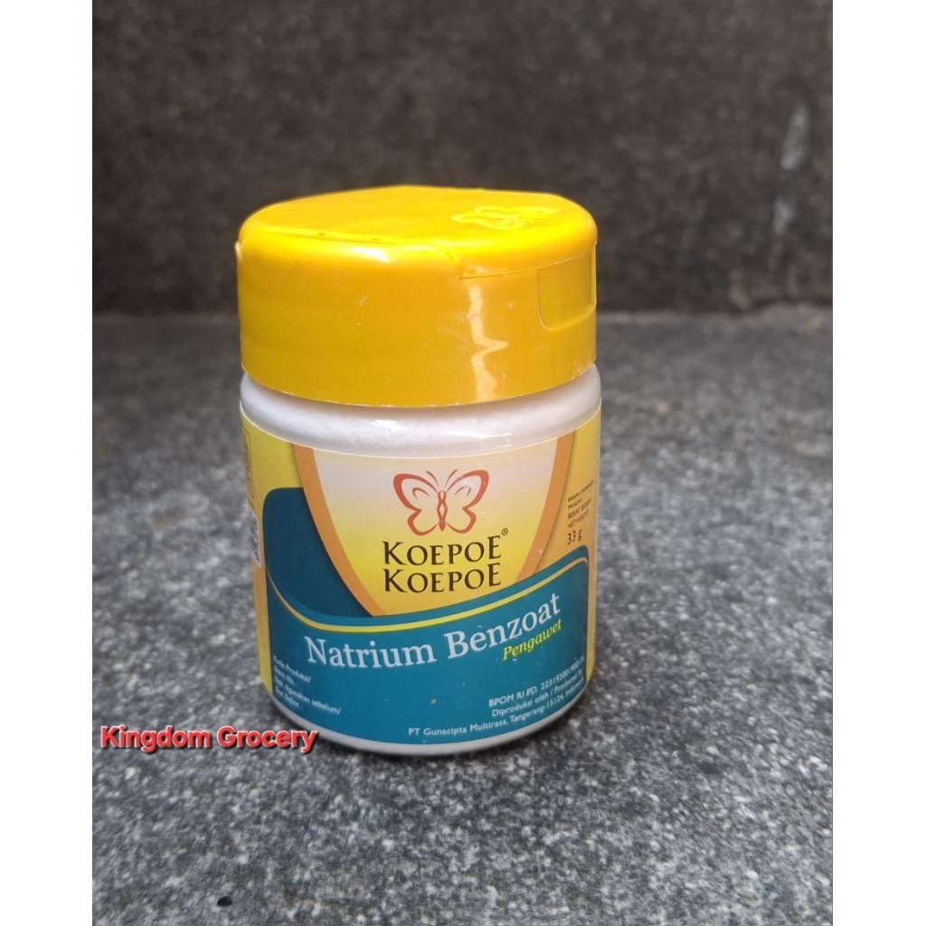 

KOEPOE KOEPOE NATRIUM BENZOAT 33GR