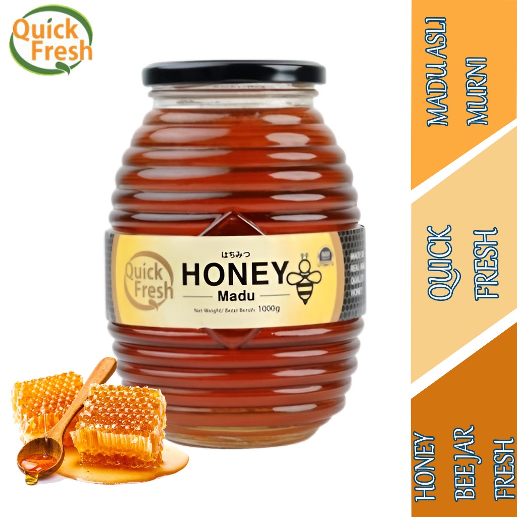 

Honey Bee Jar Fresh - Quick Fresh - Madu Asli Murni - 500gr